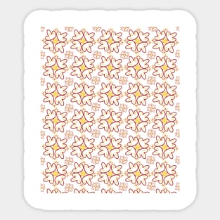 Seamless floral pattern Sticker